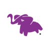 Photo Grafix Purple Elephant Logo